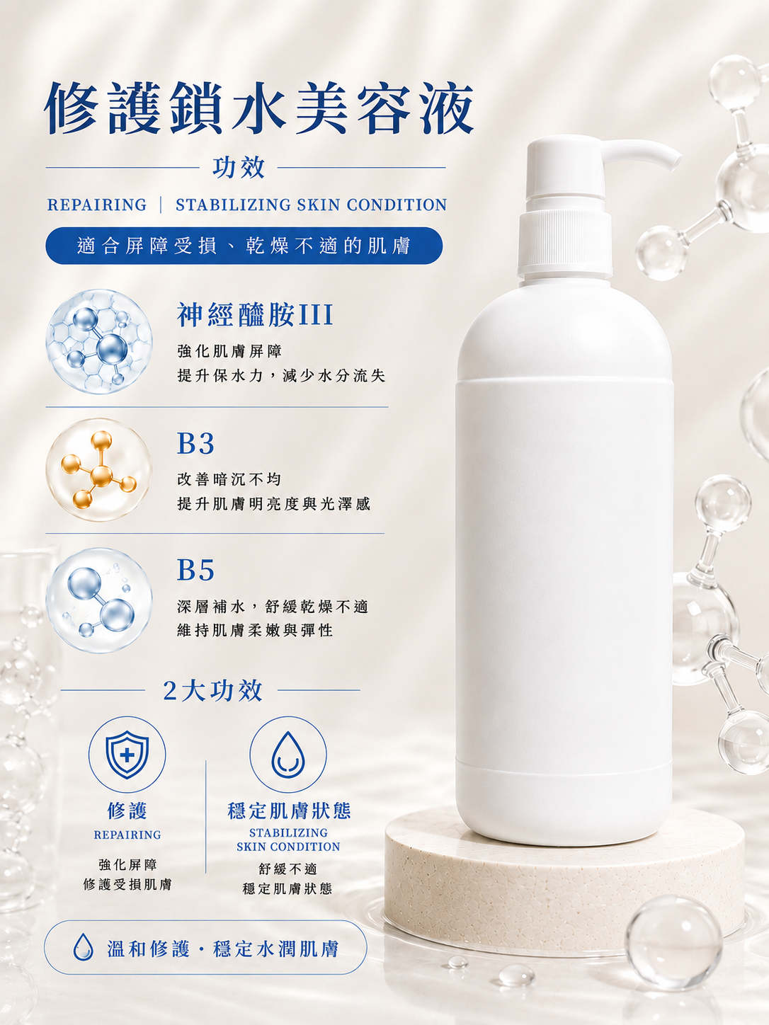 修護鎖水美容液