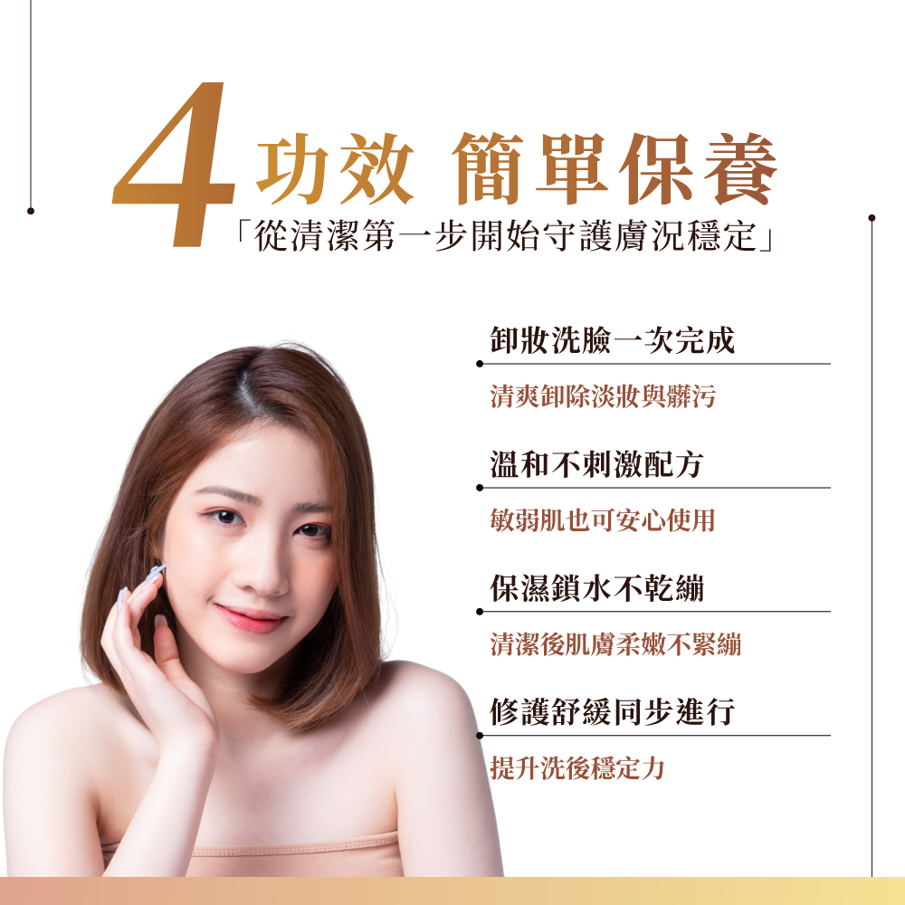 溫和洗卸凝露
