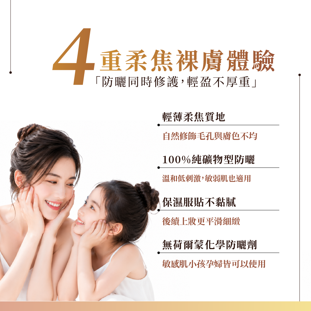 34.輕盈柔焦礦物防曬乳-03 輕盈柔焦礦物防曬乳 SPF40 PA++